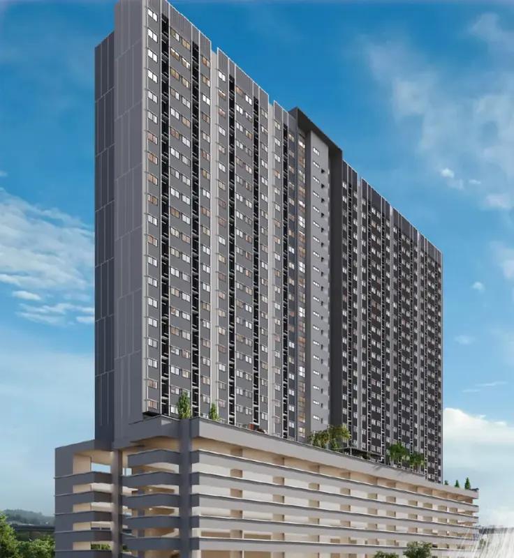 D'Nuri Residences tower and podium at D'Nuri Residences, Kwasa Damansara