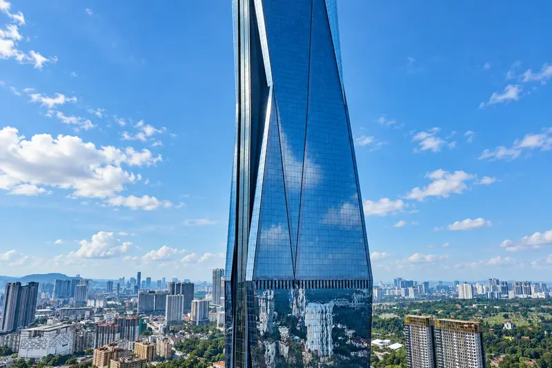 Merdeka 118 tower near the MABA Suitez site