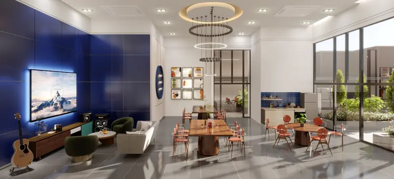 Residents' lounge at The Vividz, Bukit Jalil